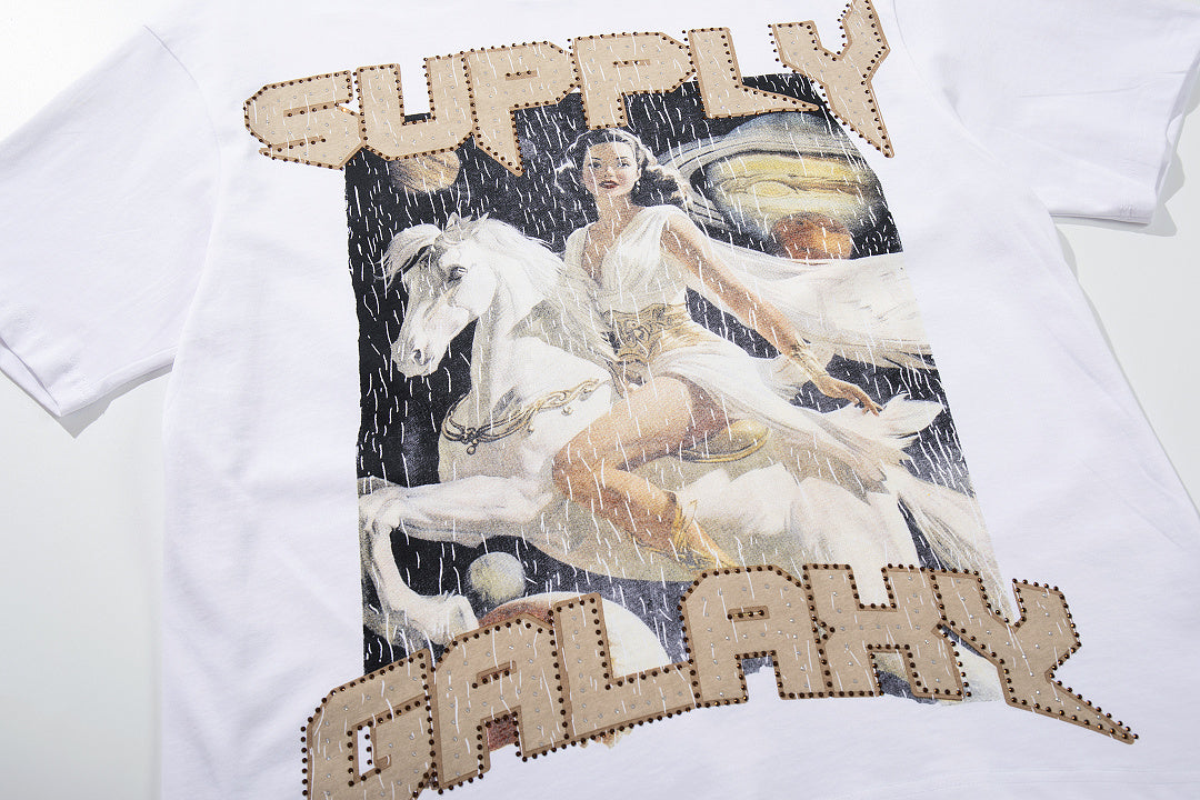Supply Street Racing Rhinestone Graphic Tee