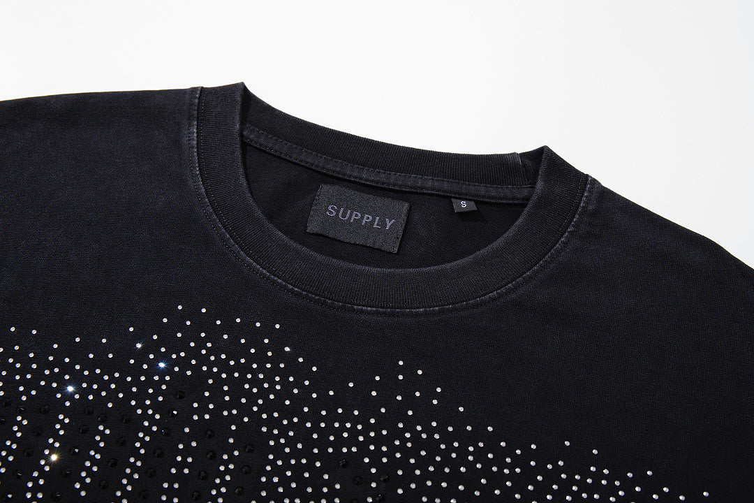 Supply Chrome District Rhinestone Graphic Tee