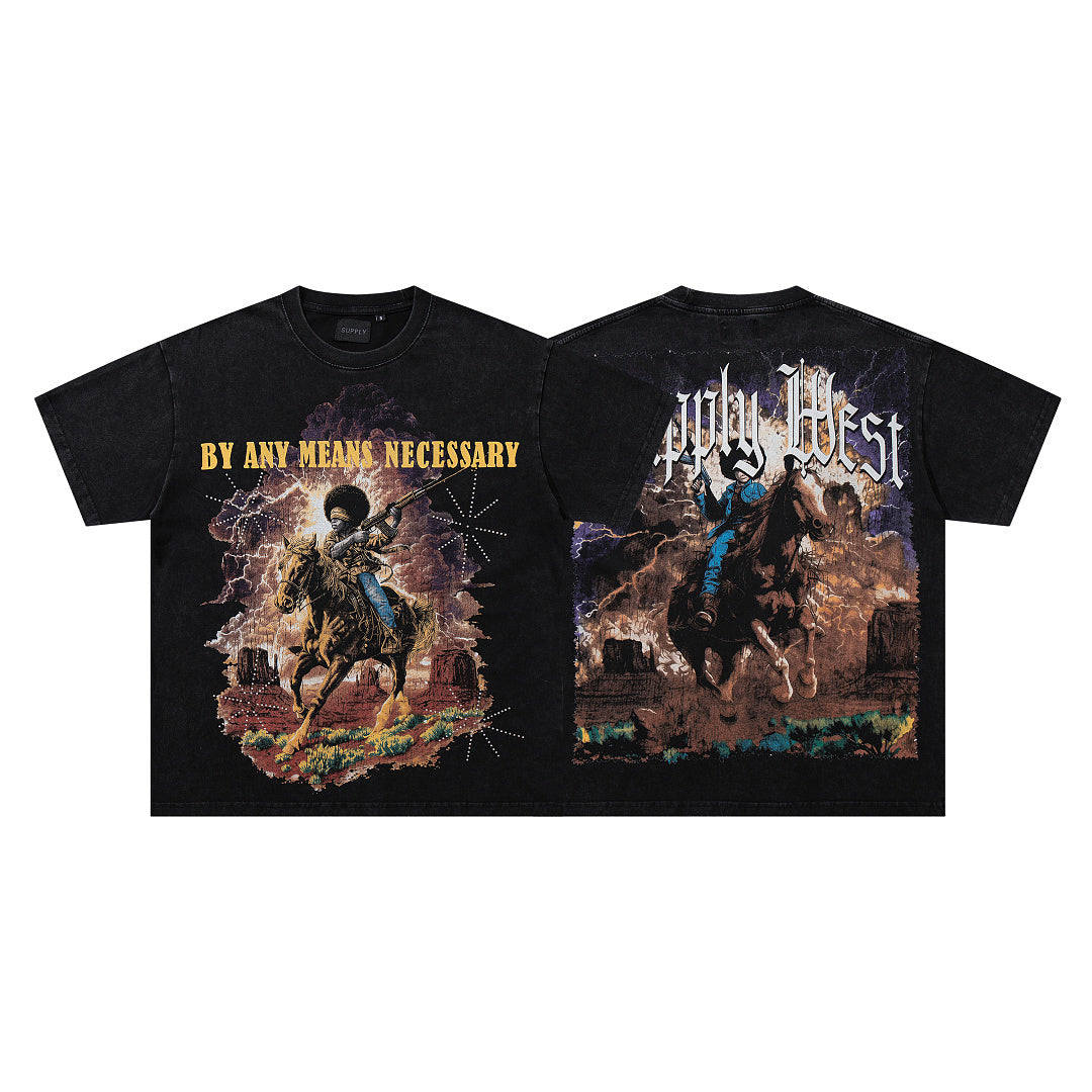 Supply Westside Flash Rhinestone Graphic Tee