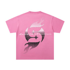 Supply Street Theory Rhinestone Graphic Oversized Tee