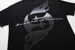 Supply Streetwave Rhinestone Graphic Oversized Tee