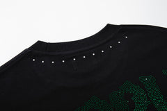Supply Street Signal Rhinestone Graphic Oversized Tee