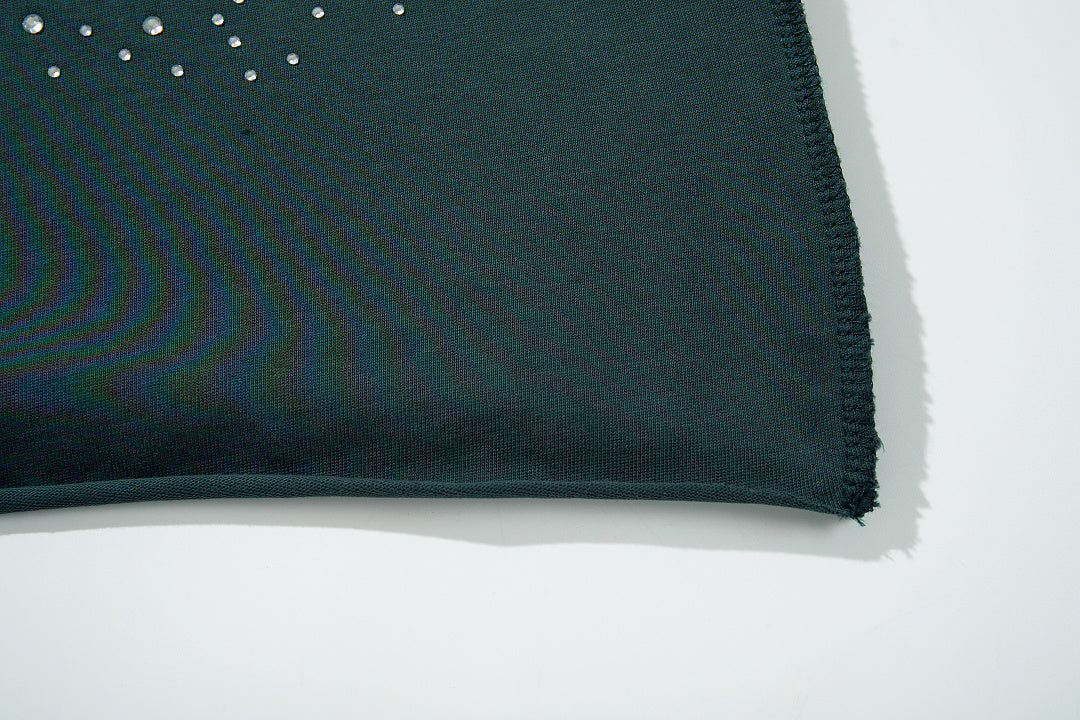 Rare Peace Vintage Rhinestone Graphic Oversized Street T-Shirt