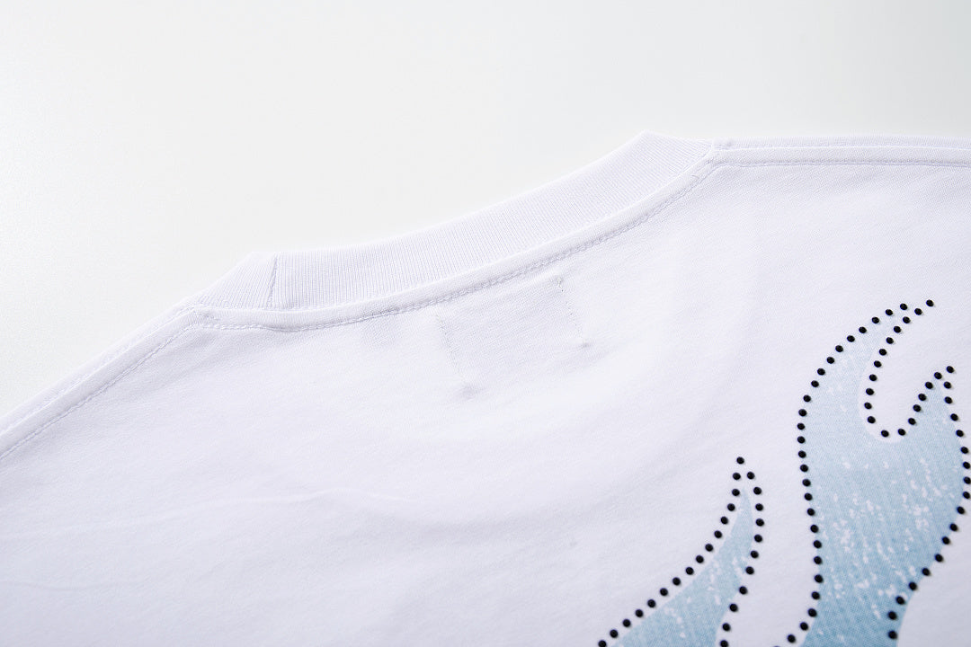 Supply Street Ritual Rhinestone Graphic Oversized Tee