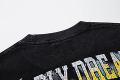 Supply Street Archive Rhinestone Graphic Oversized Tee