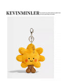 [pre order] cute  SUNFLOWER KEYCHAIN PLUSH DOLL HANGER