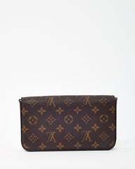Louis Vuitton Monogram Coated Canvas Felicie Pochette Crossbody Bag