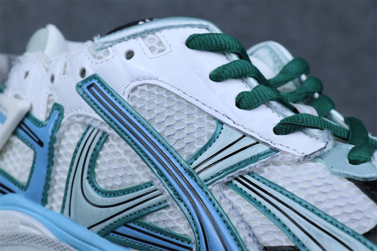 Balenciaga Wmns Runner Sneaker 'Worn-Out - White Green Blue'