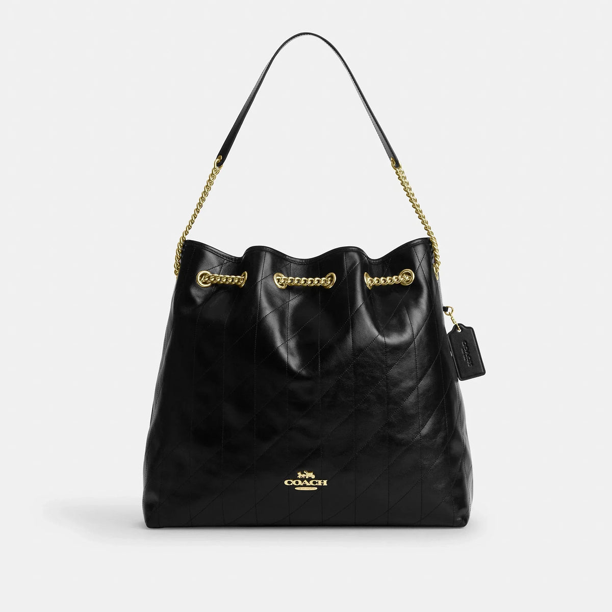 Coach Outlet Evelyn Large Shoulder Bag With Quilting