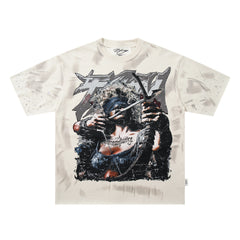 BKYS Dark Graphic Vintage Streetwear Oversized T-Shirt