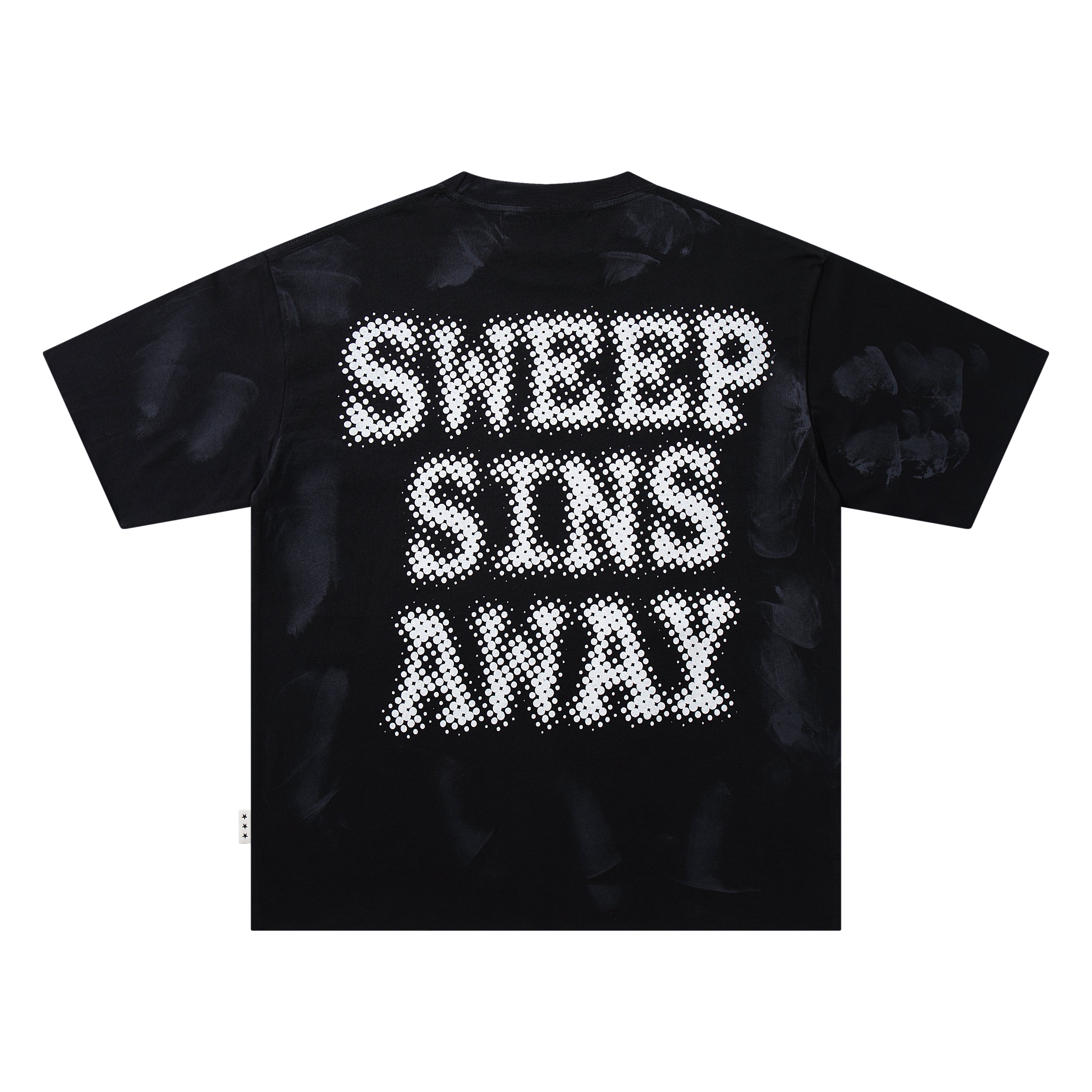 BKYS Carnival Skull Thunder Black Washed Oversized Graphic T‑Shirt