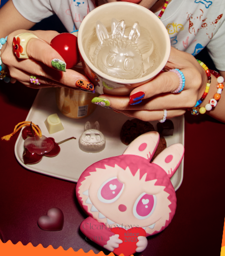 [pre order] labubu wacky mart silicone icetray